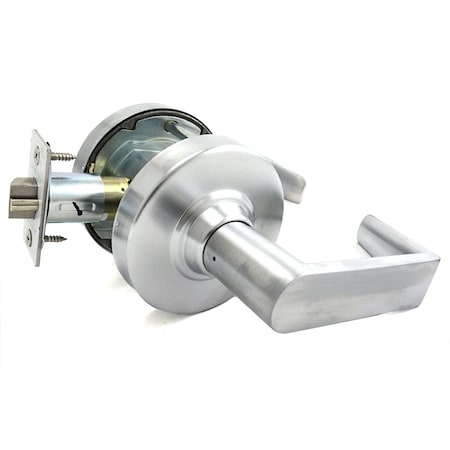 Schlage Commercial ALX Series Grade 2 Storeroom Rhodes Lever Lock with Large Format IC Prep Less Core, 47267042 ALX80JRHO626